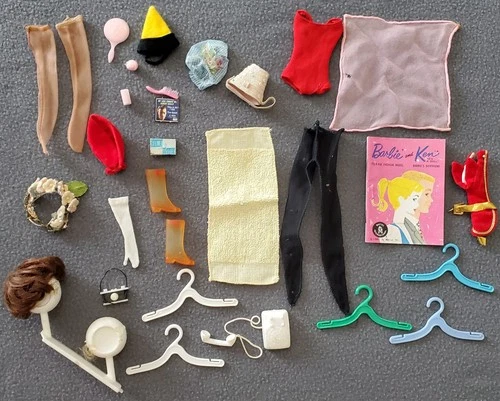 Vintage 1960's Era Barbie Doll Mixed Accessory Lot #3