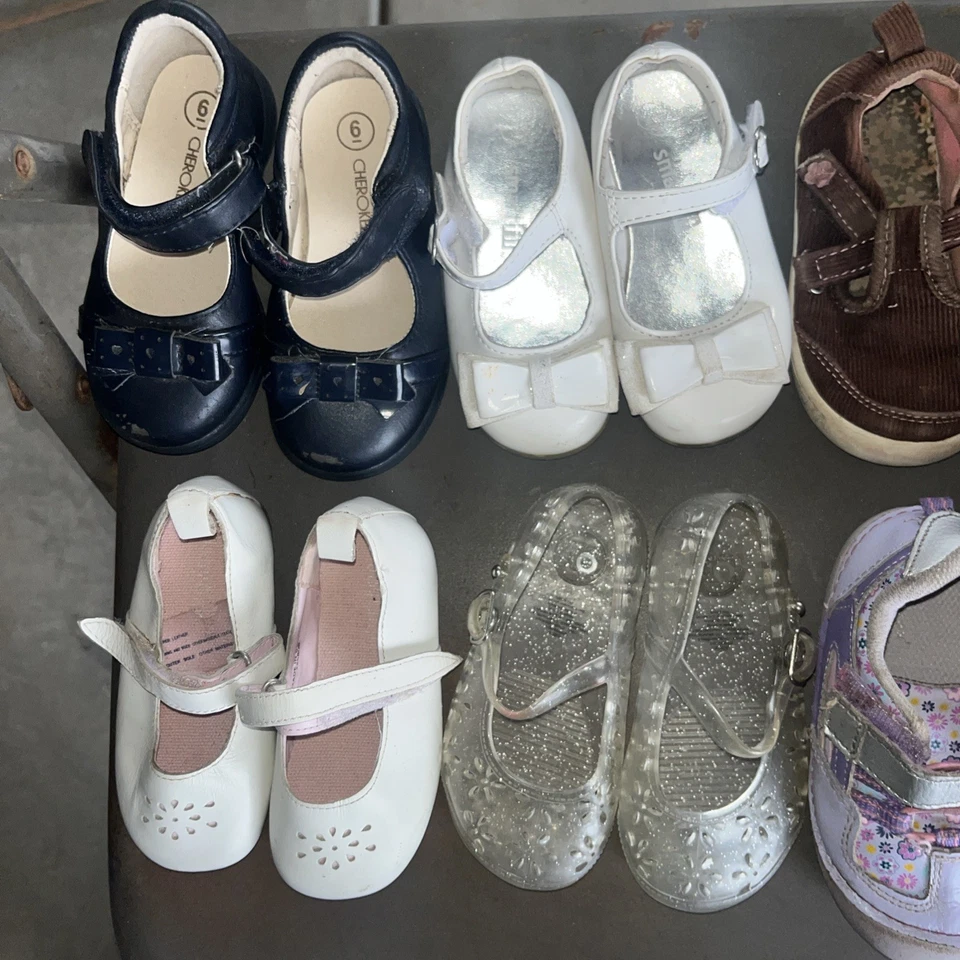 Girl Toddler Size 6 Shoe Lot - 7 Pairs Look!!!! - Image 4 of 4