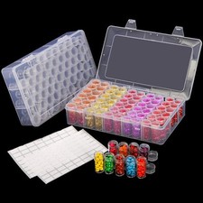 120 Grids Diamond Paiting Storage Containers Seed Beads Plastic Organizers Box