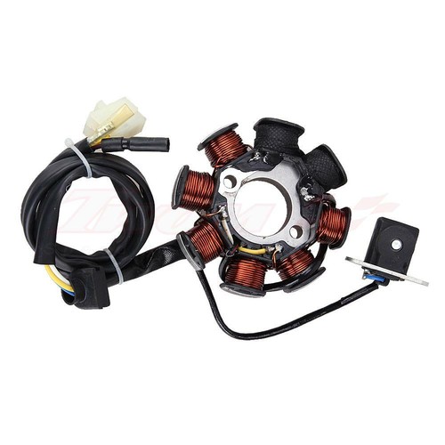 MAGNETO STATOR 8 COIL POLE FOR GY6 125CC 150cc SCOOTER ATV GO KART ROKETA TAOTAO - 第 7/12 張圖片