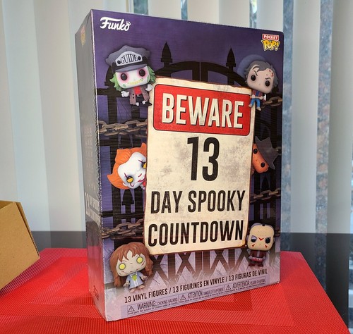 Funko Pop Calendario de Adviento Cuidado 13 Días Espeluznante Cuenta Regresiva Bolsillo Pops Halloween - Imagen 5 de 7