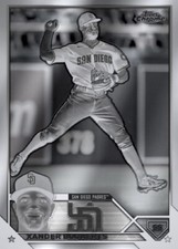 [DIGITAL] Topps Bunt - Xander Bogaerts - Topps Chrome 23 S1 -  Black White Base
