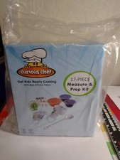 NIB Curious Chef Kids Baking/Cooking Set 17 Piece Measure  Prep Kit BPA Free