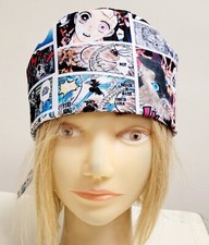 DEMON SLAYER ANIME COLOR MANGA MEDICAL NURSE SCRUB CAP  2 SIZE SELECTION 