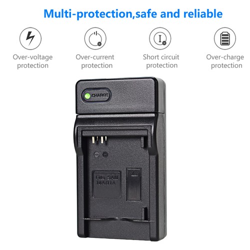 Battery Charger for Samsung SLB-10A ES50 ES55 ES60 EX2F HMX-U10 U20 HZ10W 15W - Picture 4 of 9