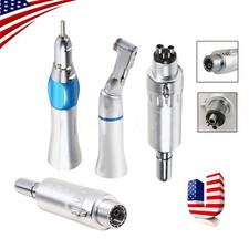 Dental Slow Low Speed Handpiece Contra Angle Straight Air Motor 2/4 Hole E-Type