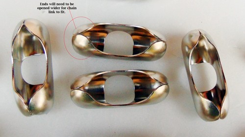 12mm STEEL BALL Bead CHAIN Sold by-the-foot ~ 1/2" bead #30 Size + connector - Picture 12 of 13