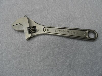 #ad Craftsman 6quot; Adjustable Wrench made in USA Part # 44602 $67.95
