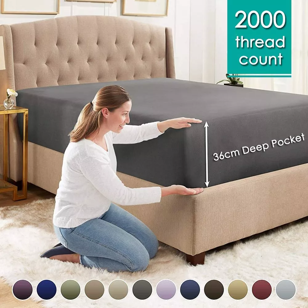 Queen deep cheap fitted sheet