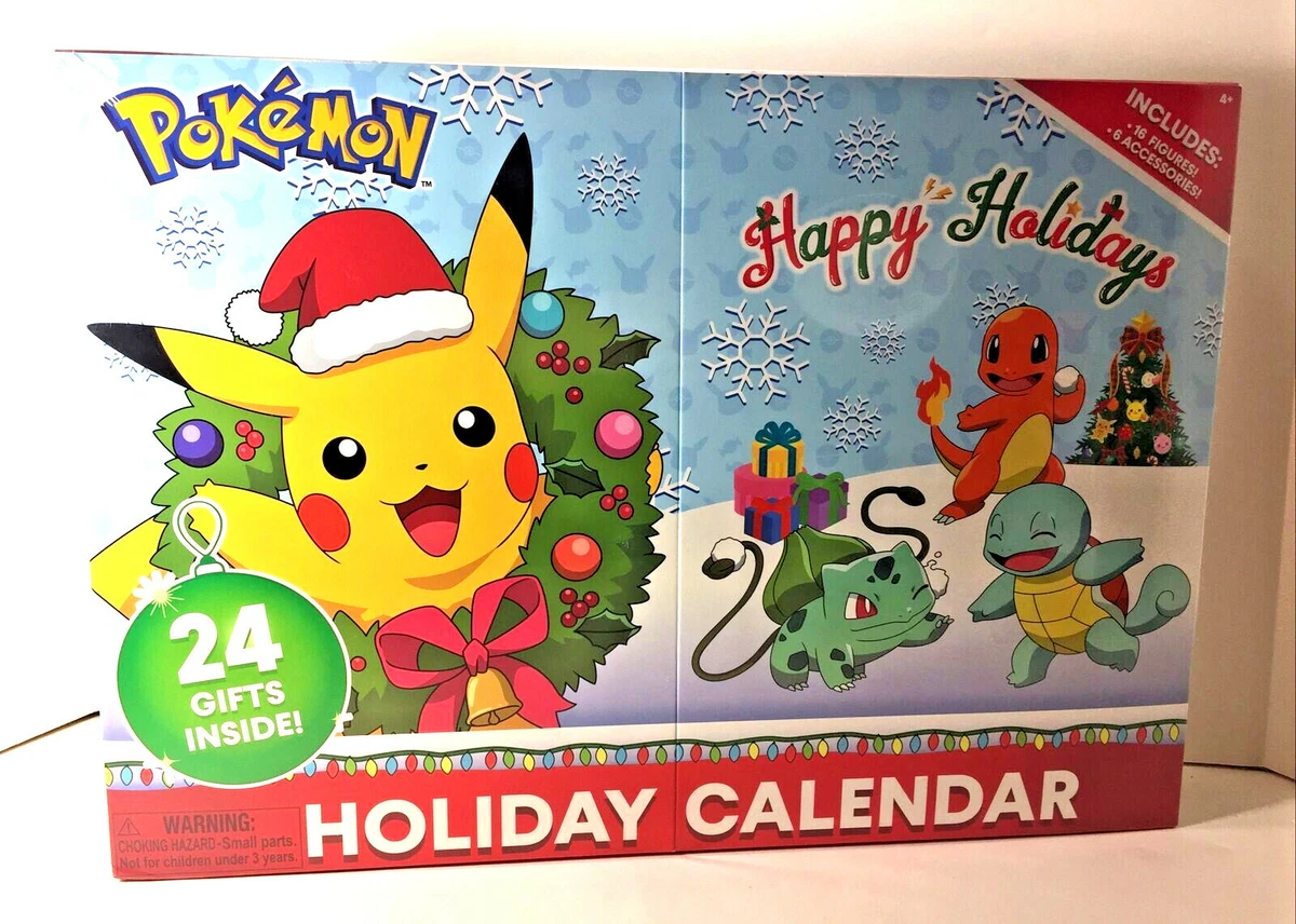 NEW Holiday Advent Calendar POKEMON 24-Gifts SEALED Box 16-FIGURES  6-Accessories 191726384779 | eBay