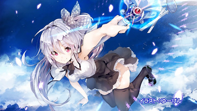Anime girls juuou mujin no fafnir freyja Custom Gaming Mat Desk