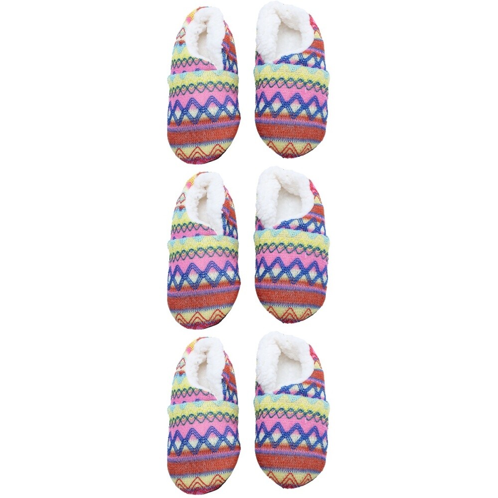 SAOLA 3 Paia Copriscarpe Suola Morbida Miss Donna Pavimento Calzini Caldi Comodi Antiscivolo