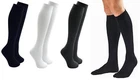 1,3,6 Pairs Mens Gents Long Hose Ribbed Grip Cotton Knee High Socks 6-11
