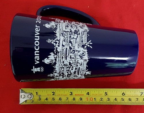 Hudson Bay Co. Vancouver 2010 Olympic Map Ceramic Dark Blue Souvenir Mug. MINTY - Bild 9 von 9