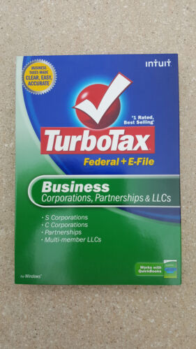 TurboTax 2008 Business - Corporations, Partnerships & LLCs - Afbeelding 1 van 1