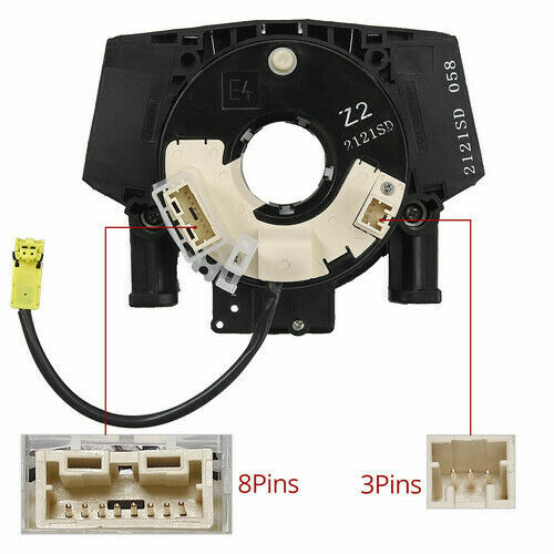 Contacteur Airbag Contacteur Câble Tournant D'airbag NEUF Pour Nissan Qashqai, Murano, Etc. - Réf. 25567ET025 / 25560-JD003 Commutateur Horloge Airbag Auto - Foto 9