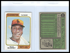 1974 Topps #250 Willie McCovey Washington Variation 