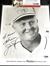 JACK NICKLAUS PGA Golfer VINTAGE GOLF auto autograph signed 8X10 PHOTO PSA DNA