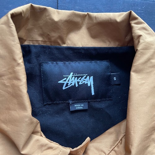 Authentic men Stussy CRUIZE COACH JACKET yellow size small - Picture 3 of 8