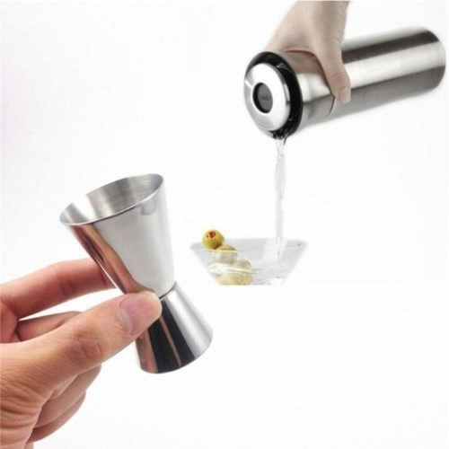 Measure Cup 25ml 50ml Shot Double Size Jigger Drink Spirit Cocktail Alcohol Cup - Picture 3 of 8