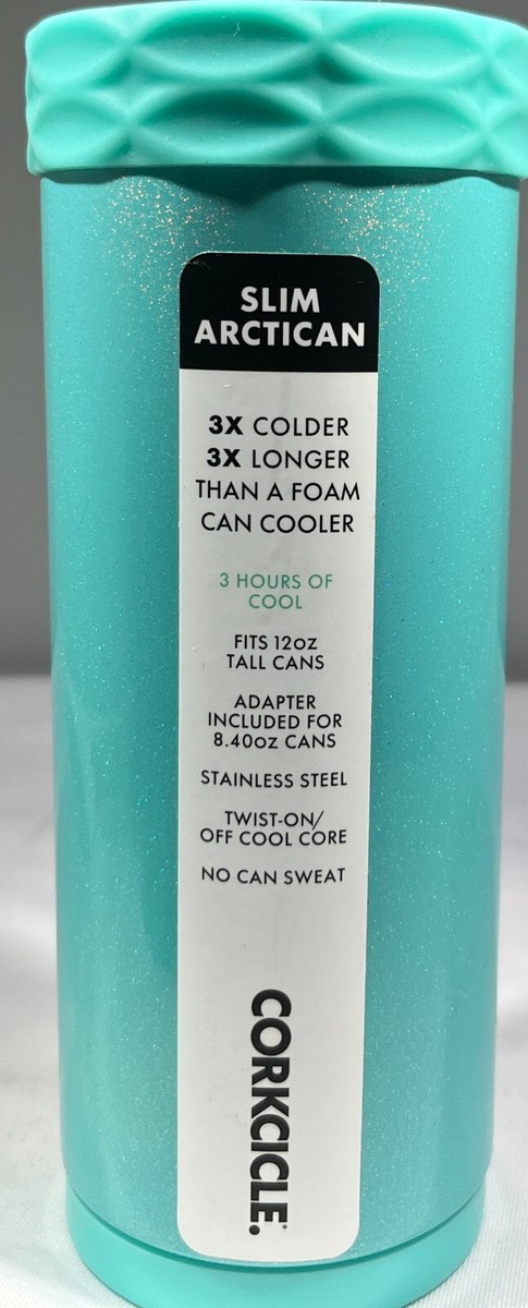 Corkcicle Slim Actican for 12 oz. Tall Cans - Sparkle Mermaid | eBay