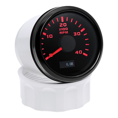 2" 52mm Waterproof Rev Counter Tachometer 0-4000RPM Gauge for Boat Car Truck ATV - Picture 4 of 17