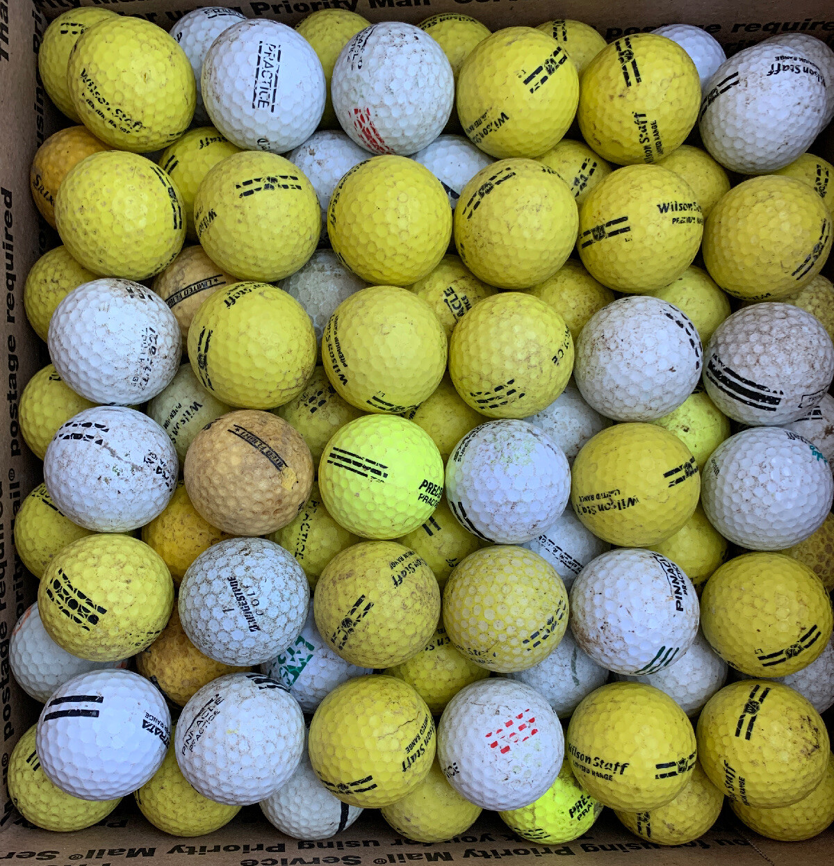 600 Used Golf Balls Driving Range Grade D Hit Away actually 618 Golf