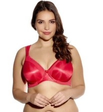 Goddess Hannah Bra 38D UW Molded Side Support Valentine Red 6131