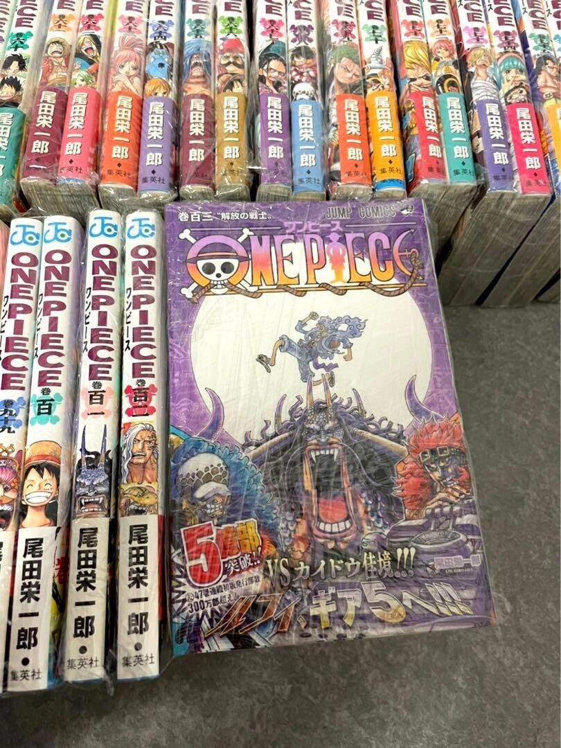 One Piece Full Set Manga 1-103 ALL 1st Prints First Printing One Piece Full Set Manga 1-103 ALL 1st Prints First Printing