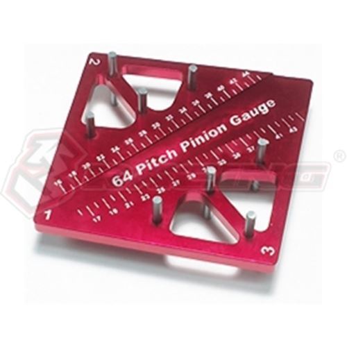 3RACING ST-007 ALUMINIUM Pinion & Camber Gauge 1/10 1/12 RC ONROAD TOURING CAR - Picture 11 of 12