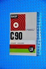 BASF LH  90  CLAM SHELL TYPE I  BLANK CASSETTE TAPE 1  SEALED 