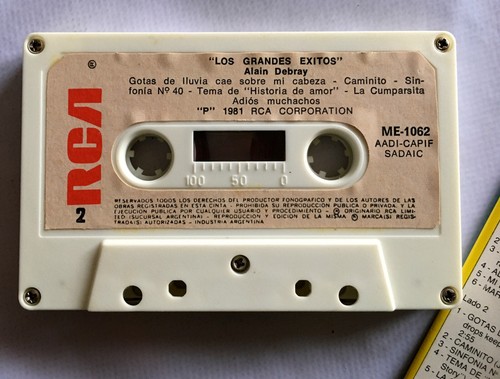 Grandes exitos Alain Debray Cassette RCA Argentina - Picture 4 of 5
