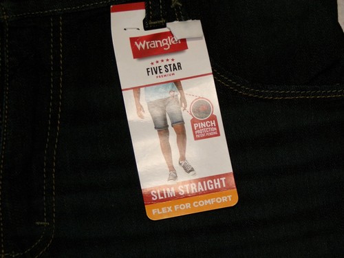 Wrangler Boys Denim Youth Slim Straight Shorts Pinch Protection Flex Comfort NWT - Picture 3 of 8