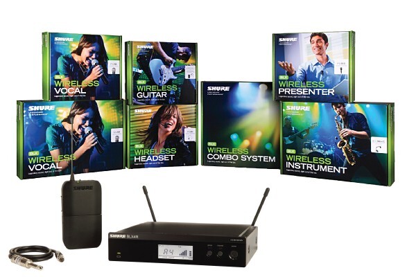Shure Wireless System BLX All Series All Frequency Bands Available