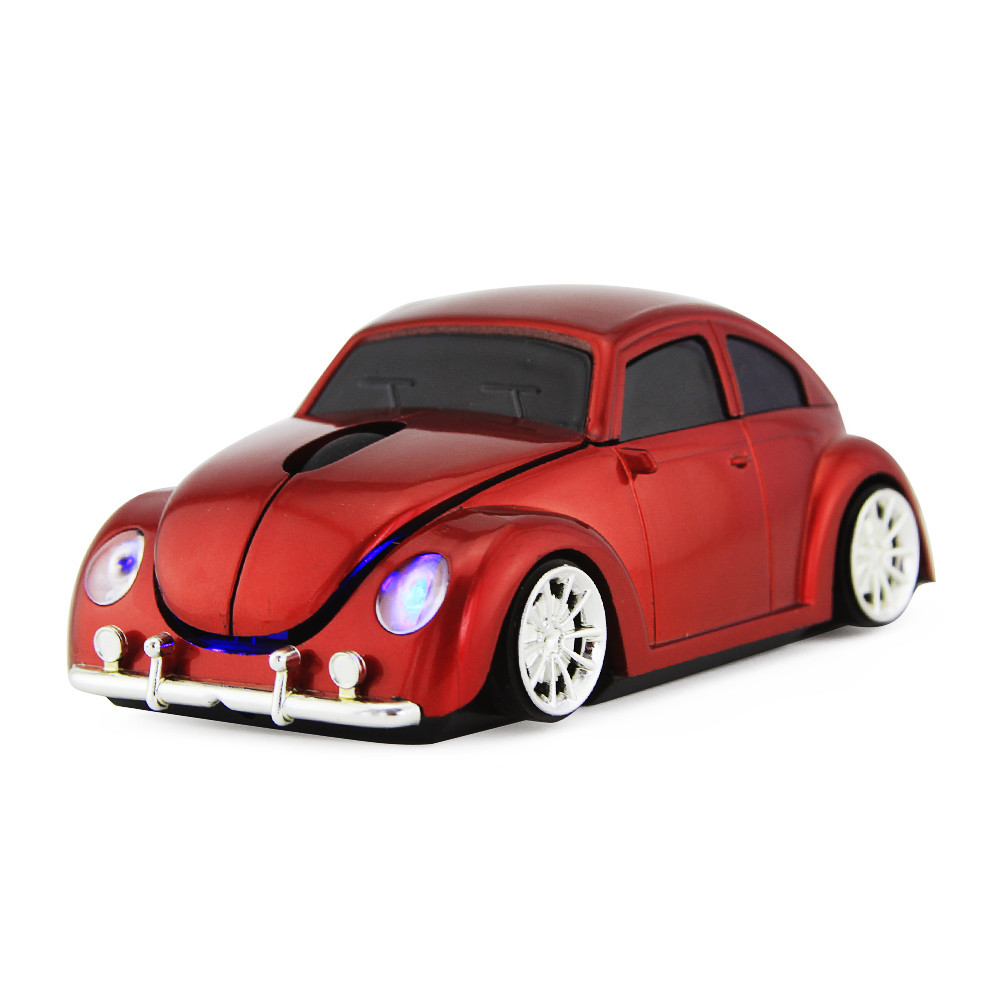Volkswagen Beetle ワイヤレスマウス 限定版 2.4Ghz Wireless VW Beetle Classic car Mouse optical PC