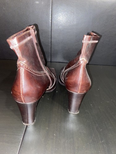 Vintage Franco Sarto Brown Women’s boots 9 1/2M - Picture 3 of 7