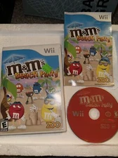 M&Ms Beach Party Nintendo Wii - Complete FREE SHIPPING