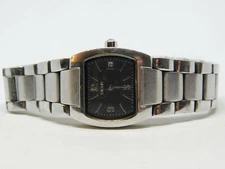 DKNY NY-1111 Solid Stainless Steel Quartz Women's Watch Sz. 6 1/2" New Battery