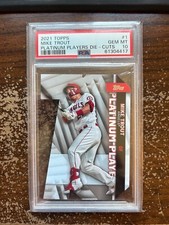 Mike Trout, Platinum Players Die-Cuts #1 - 2021 Topps - PSA 10 GEM MT
