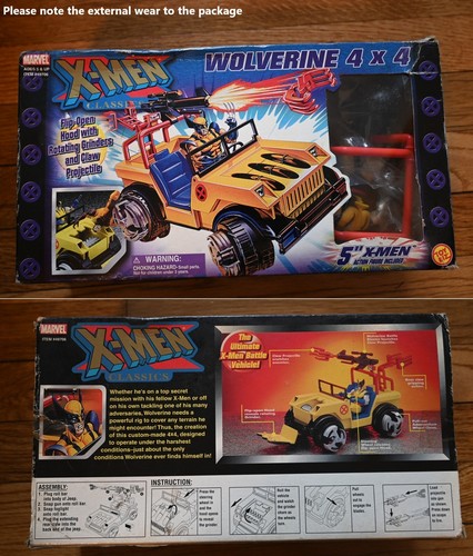 X-Men Classics - Wolverine 4x4 Vehicle - Toybiz c.2000 - USED, READ DESCRIPTION - Picture 1 of 7