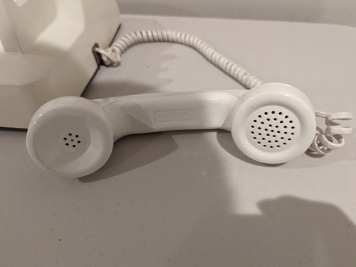 Vtg AT&T Push Button landline phone white Western Electric Bell Systems 1980s - Picture 5 of 7