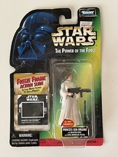 Star Wars Princess Leia Organa W Blaster Rifle Power Of The Force Freeze Frame