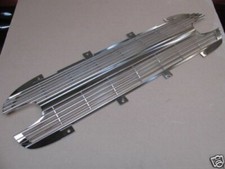 1961 Corvette New Silver Front Grill Hi Quality New Grille Bumper Trim
