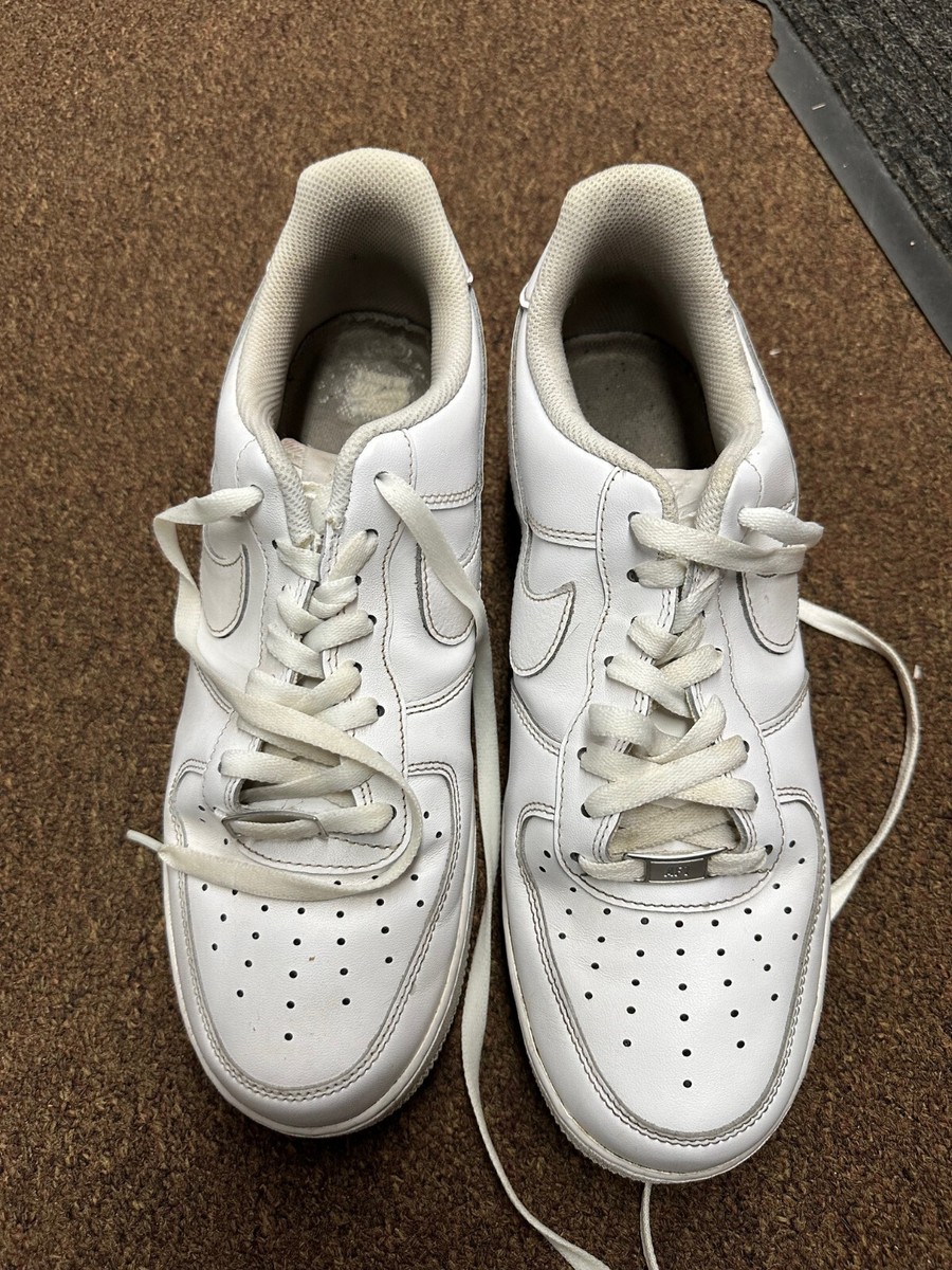 Nike Air Force 1 ホワイト US 10 Used Nike Air Force 1s White Shoes Size US 10 | eBay