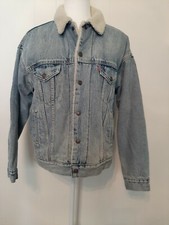 Levi's Women's Sherpa Lined Denim Jean Trucker Jacket Sz XS