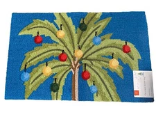 Rifle Paper Co. By Loloi Palm Tree Lights   Insta Trend Rug  20" x 32" NWT