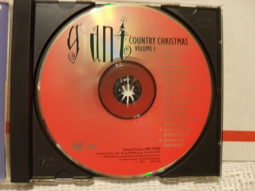 Giant Country Christmas Vol 1 (CD-1994) Various Artists, Like New But Not Sealed - Picture 3 of 7