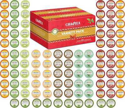 100 Count Assorted Tea Pods For Keurig Caffeinated Green Black Herbal Flavors