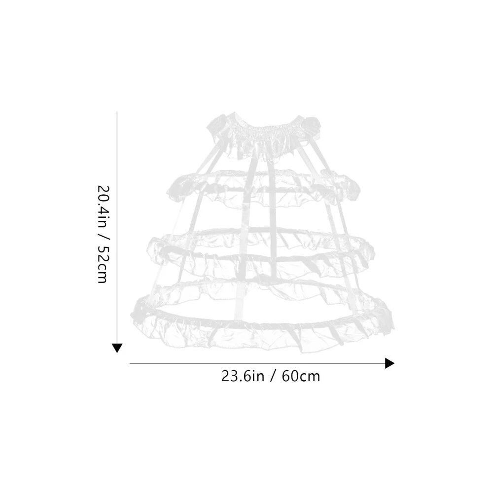 VETEMENTS Sottoveste donna borsa da sposa sottoveste trambusto sottogonna