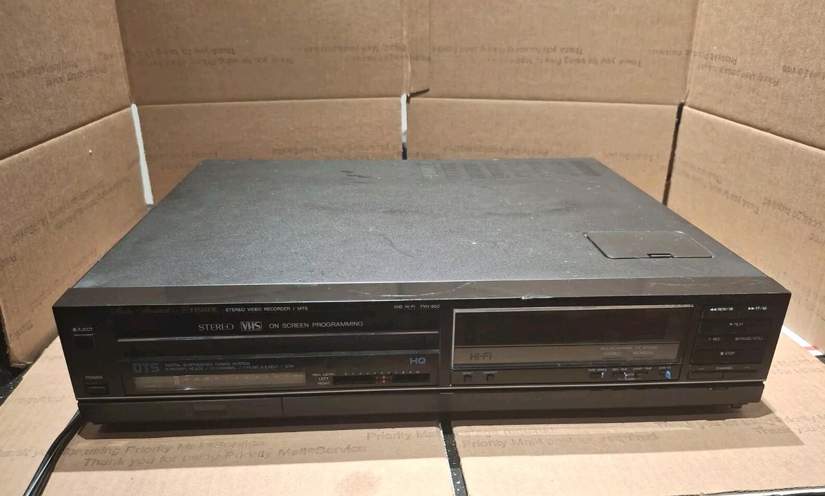 Fisher FVH-950 VCR VHS Hi-Fi Stereo Video Recorder | eBay